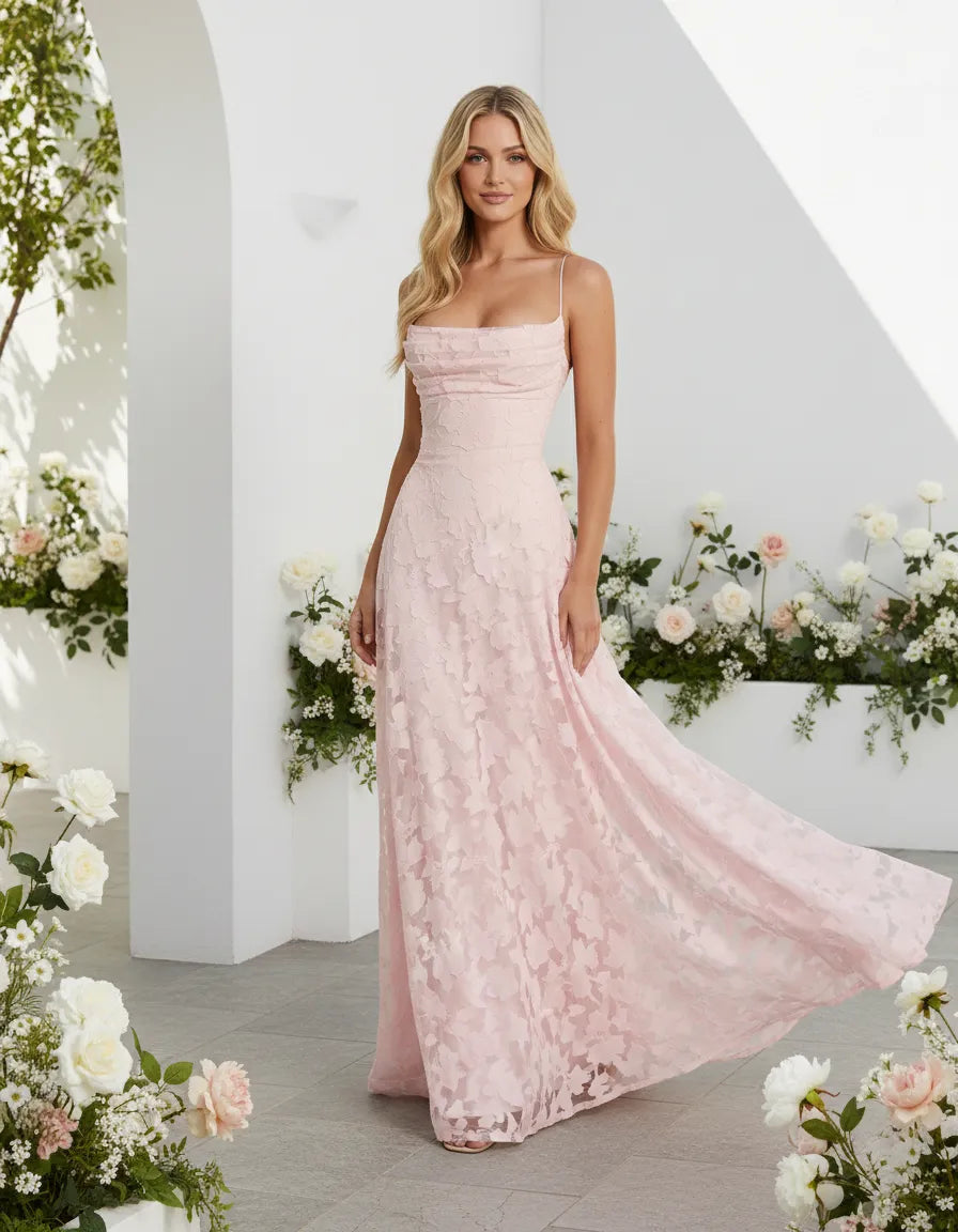 Aveline – La Robe Grâce Florissante